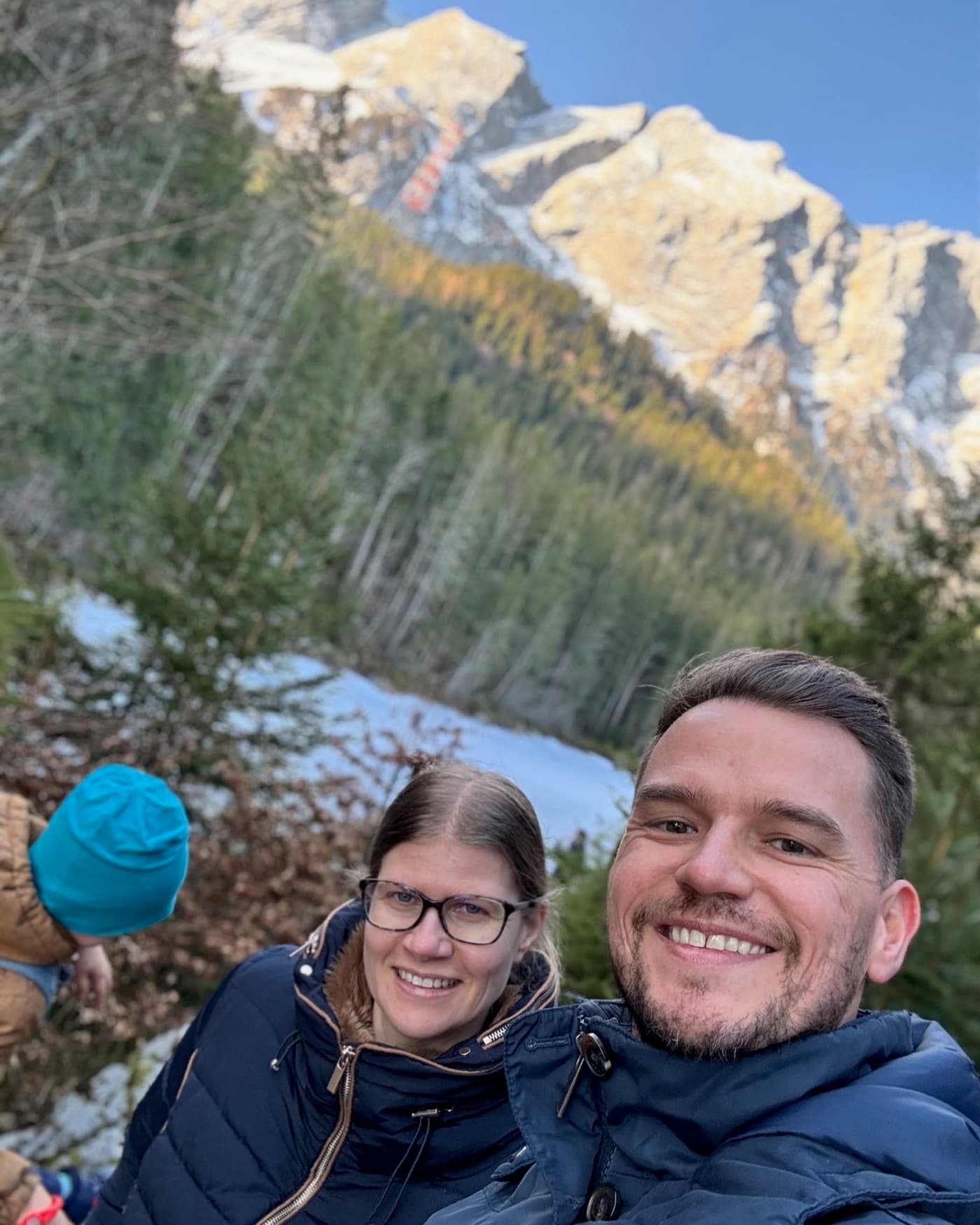 Sven Weiß und seine Frau Janine in den Bergen